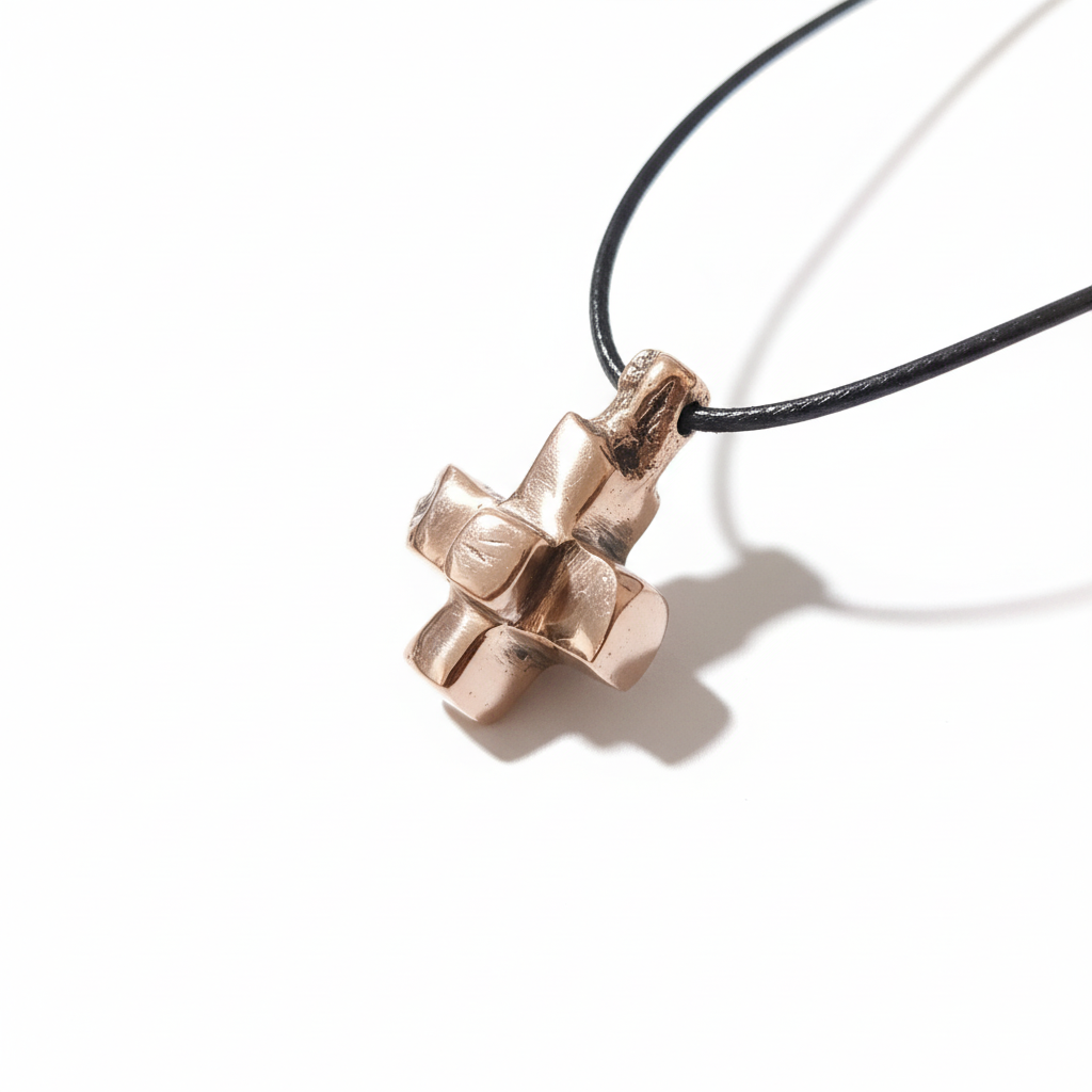 Collier bronze - vue en angle